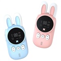 Kanin Design Barn Walkie Talkies XJ11 - Blå & Rosa