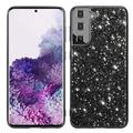 Samsung Galaxy S24 Glitter Series Hybrid-deksel - Svart