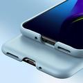 Samsung Galaxy Z Flip7 Plast-deksel med Ytre Beskyttelsesglass - Lilla