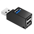 USB 3.0 Hub Splitter 1x3 - 1x USB 3.0, 2x USB 2.0 - Svart