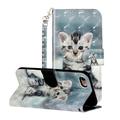 iPhone 7/8/SE (2020)/SE (2022) Wonder Series Lommebok-deksel - Katt